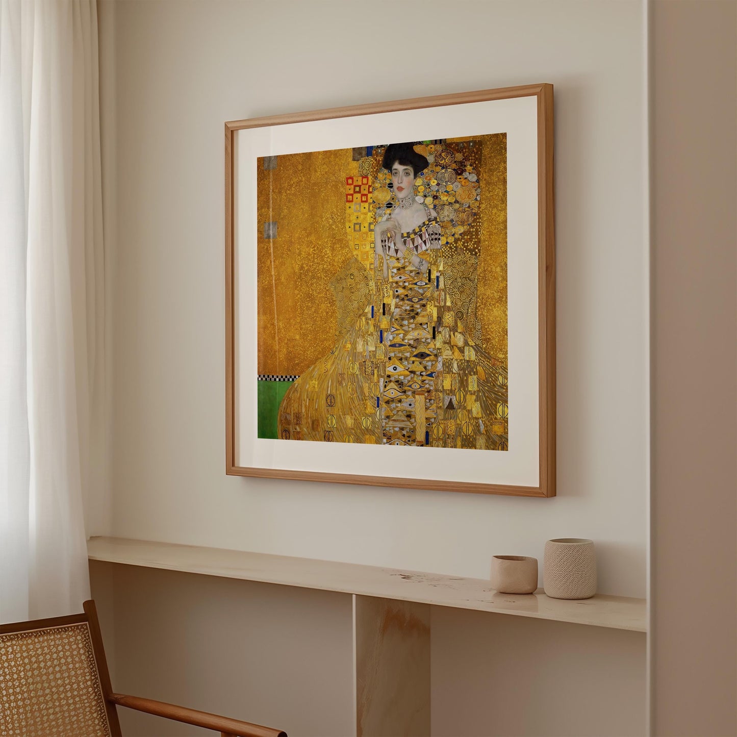 Gustav Klimt - Portrait of Adele Bloch-Bauer I Print