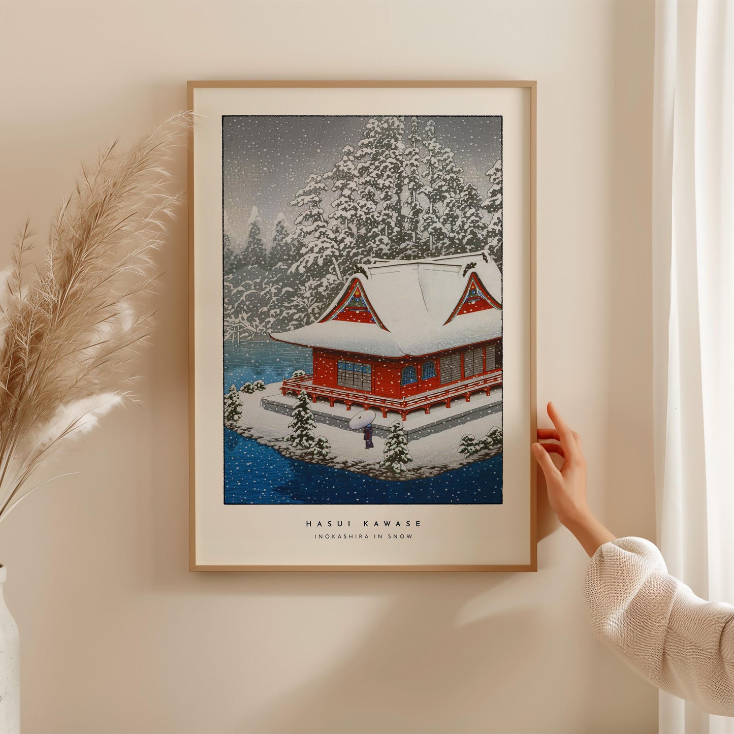 Hasui Kawase - Inokashira In Snow Print
