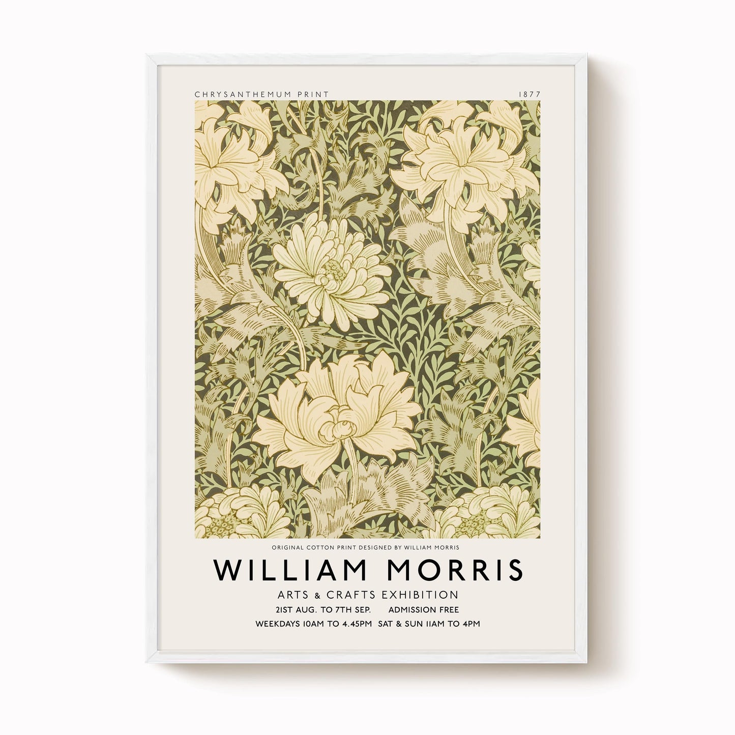 William Morris - Chrysanthemum Print