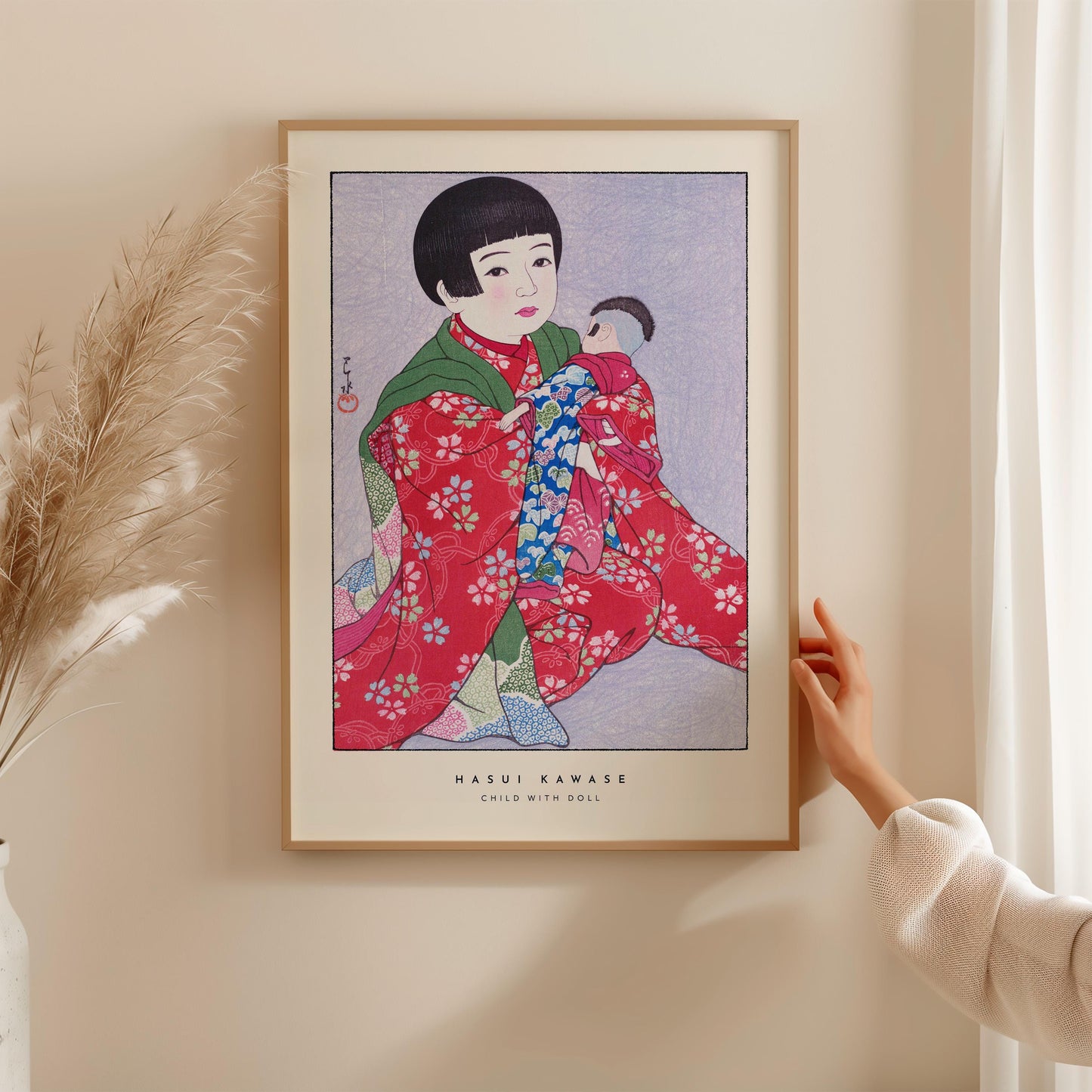 Hasui Kawase - Child With Doll Print
