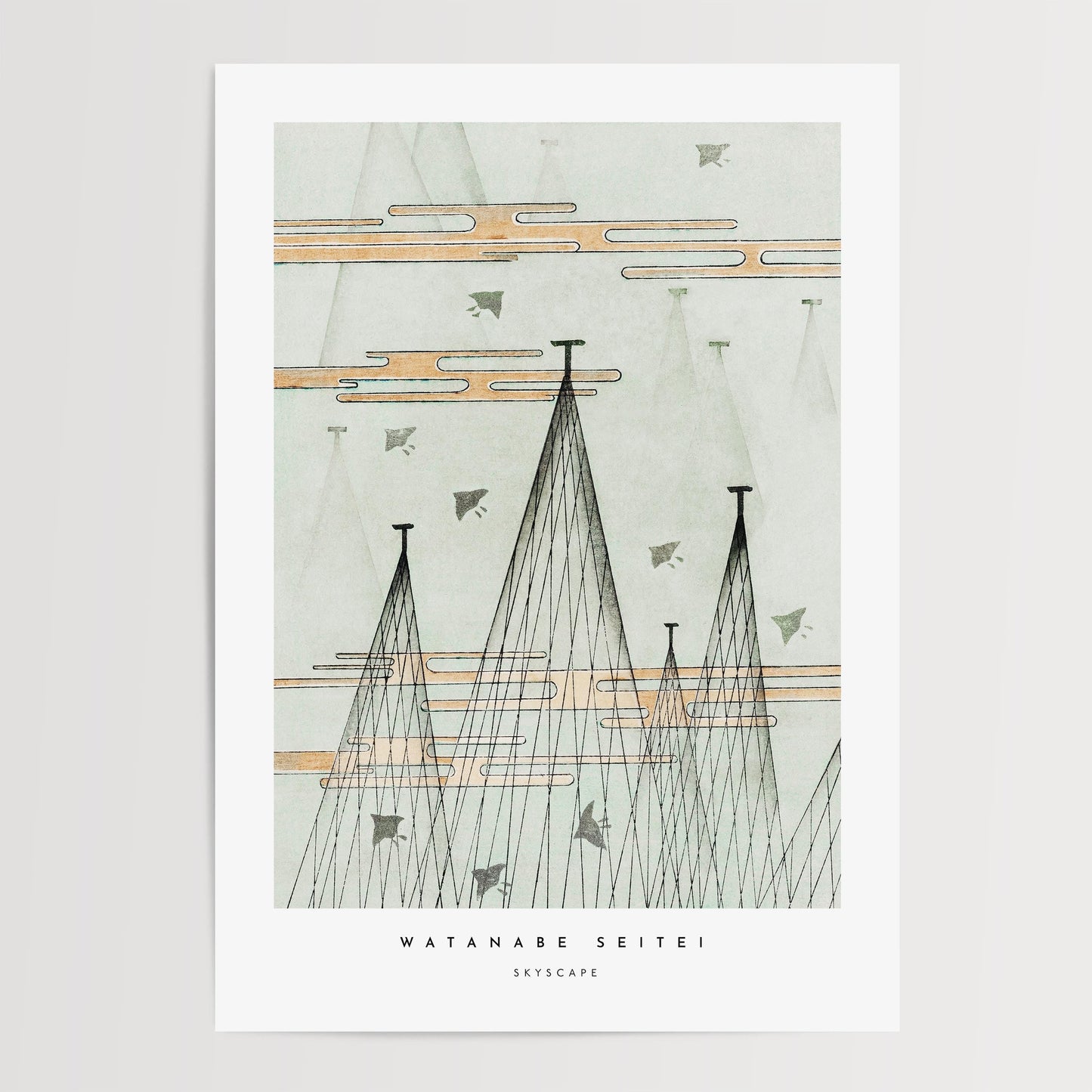 Watanabe Seitei - Skyscape Print