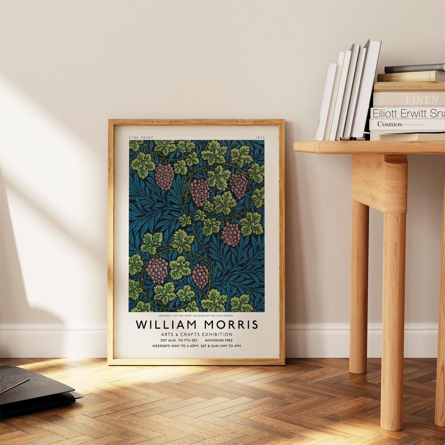 William Morris - Exhibition Poster Vine Pattern Print