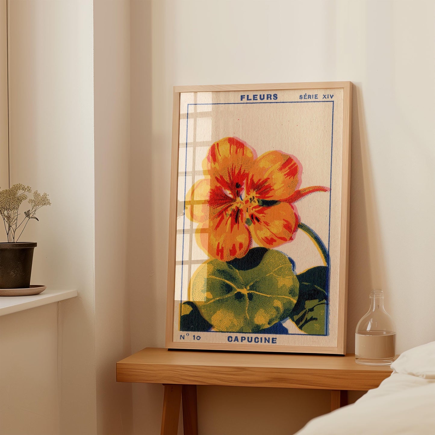 Vintage Nasturtium Print