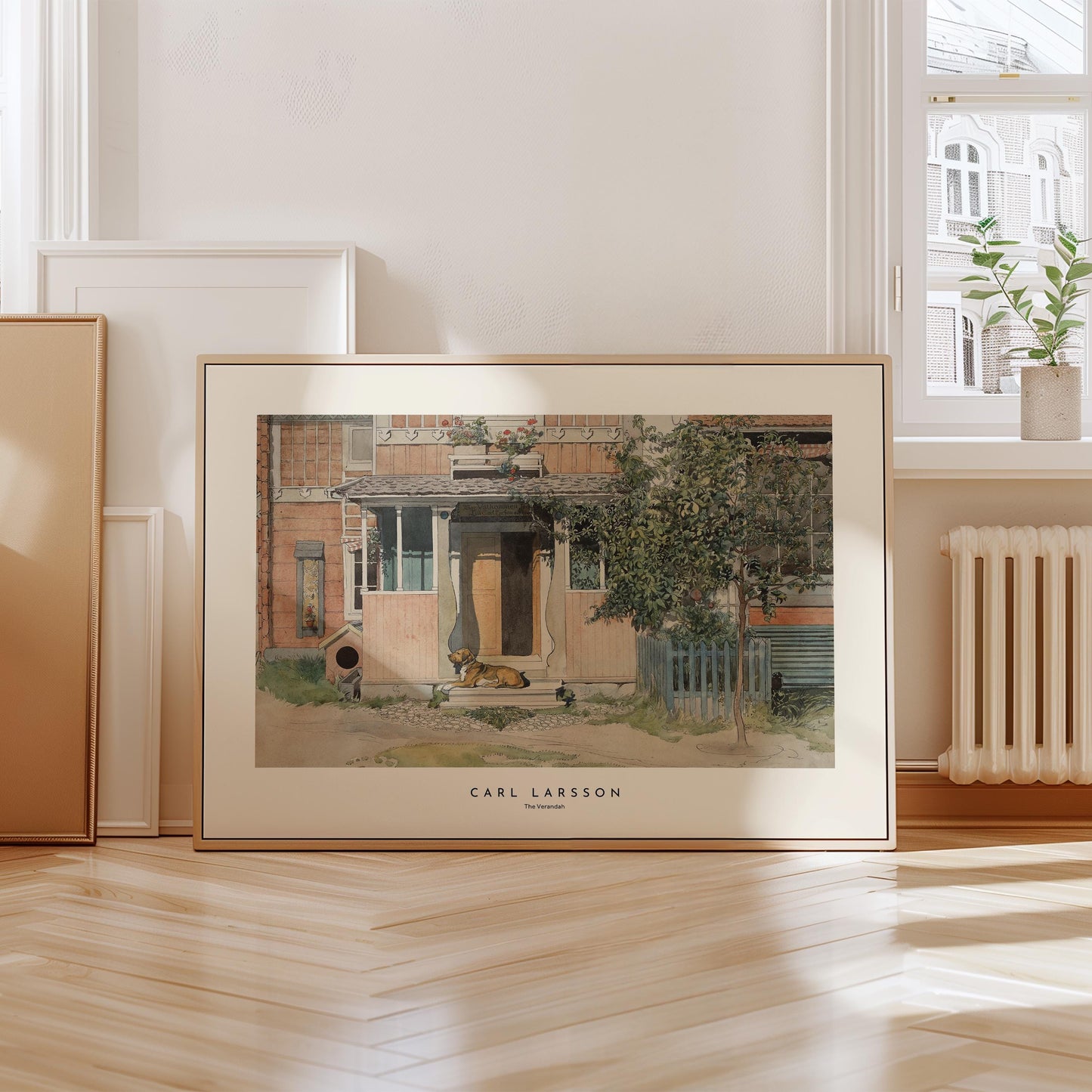 Carl Larsson - The Verandah Print