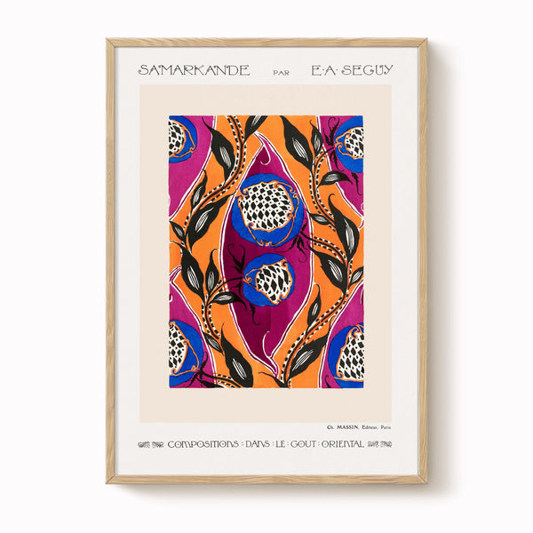 E.A. Séguy - 20 compositions en couleurs dans le style oriental Pl.04 Art Nouveau