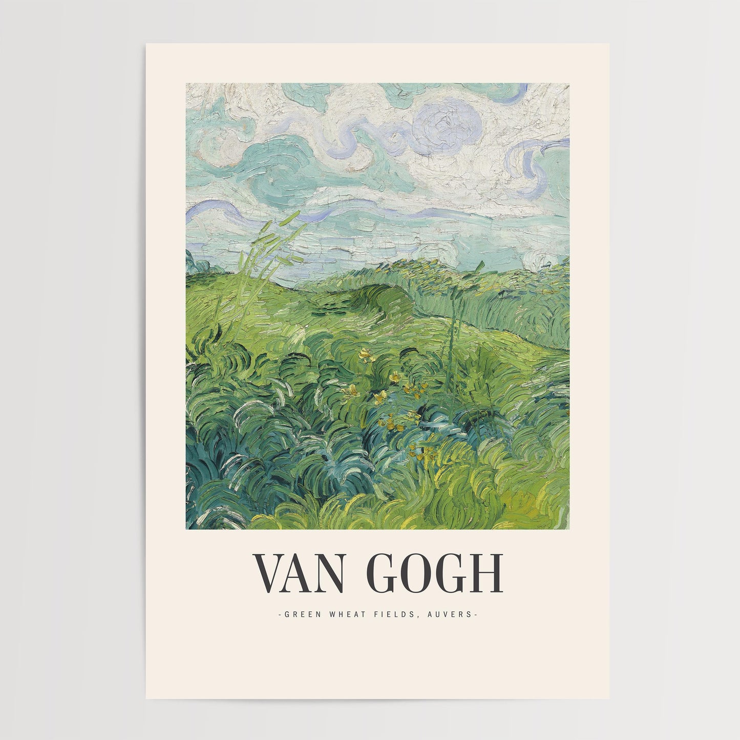Van Gogh - Green Wheat Fields Print