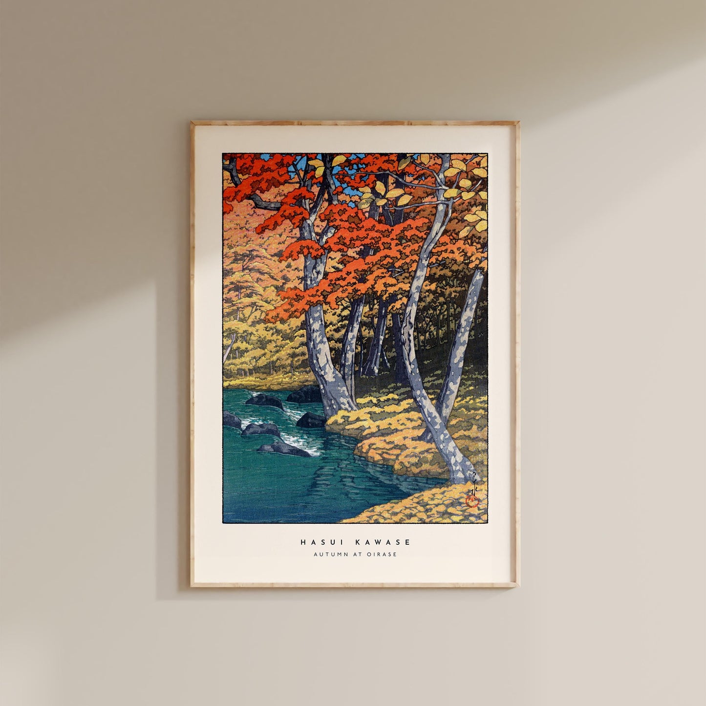 Hasui Kawase - Autumn At Oirase Print