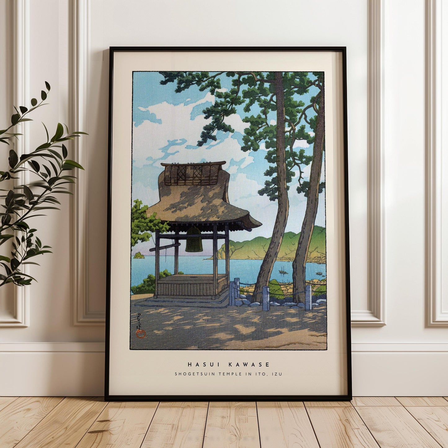 Hasui Kawase - Shogetsuin Temple in Ito, Izu Print