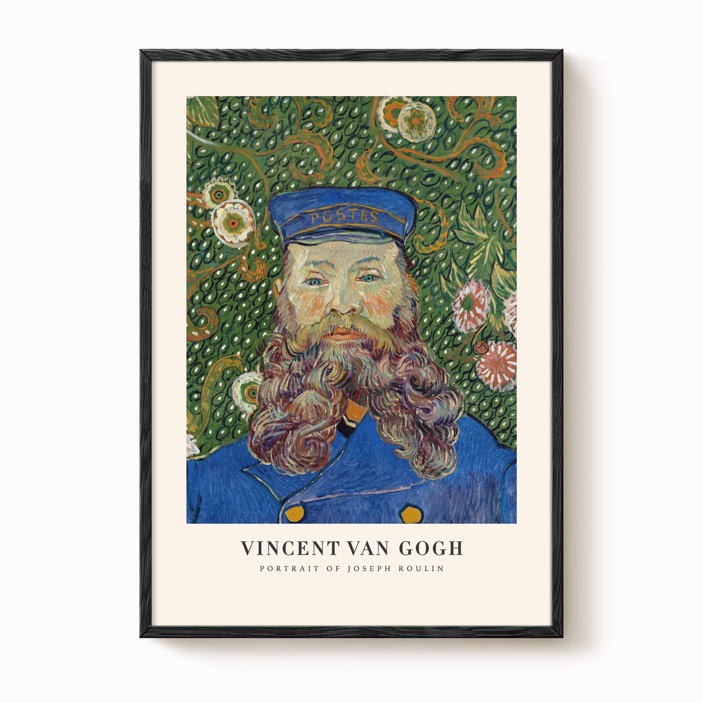 Van Gogh -  Portrait of Joseph Roulin Print