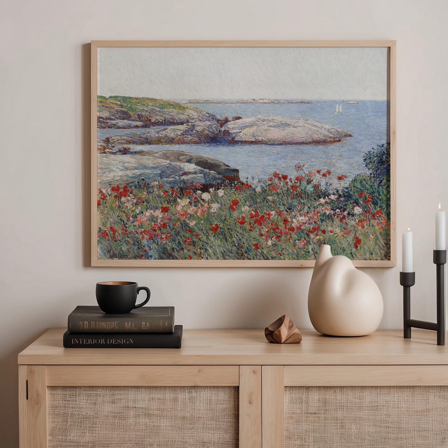 Childe Hassam - Poppies, Isles of Shoals Print