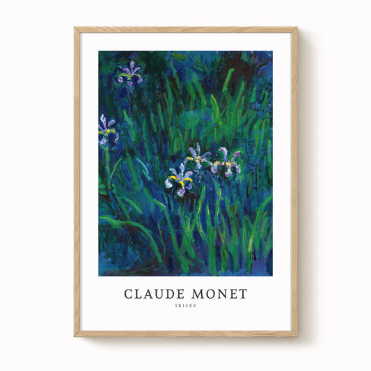Monet - Irises Print