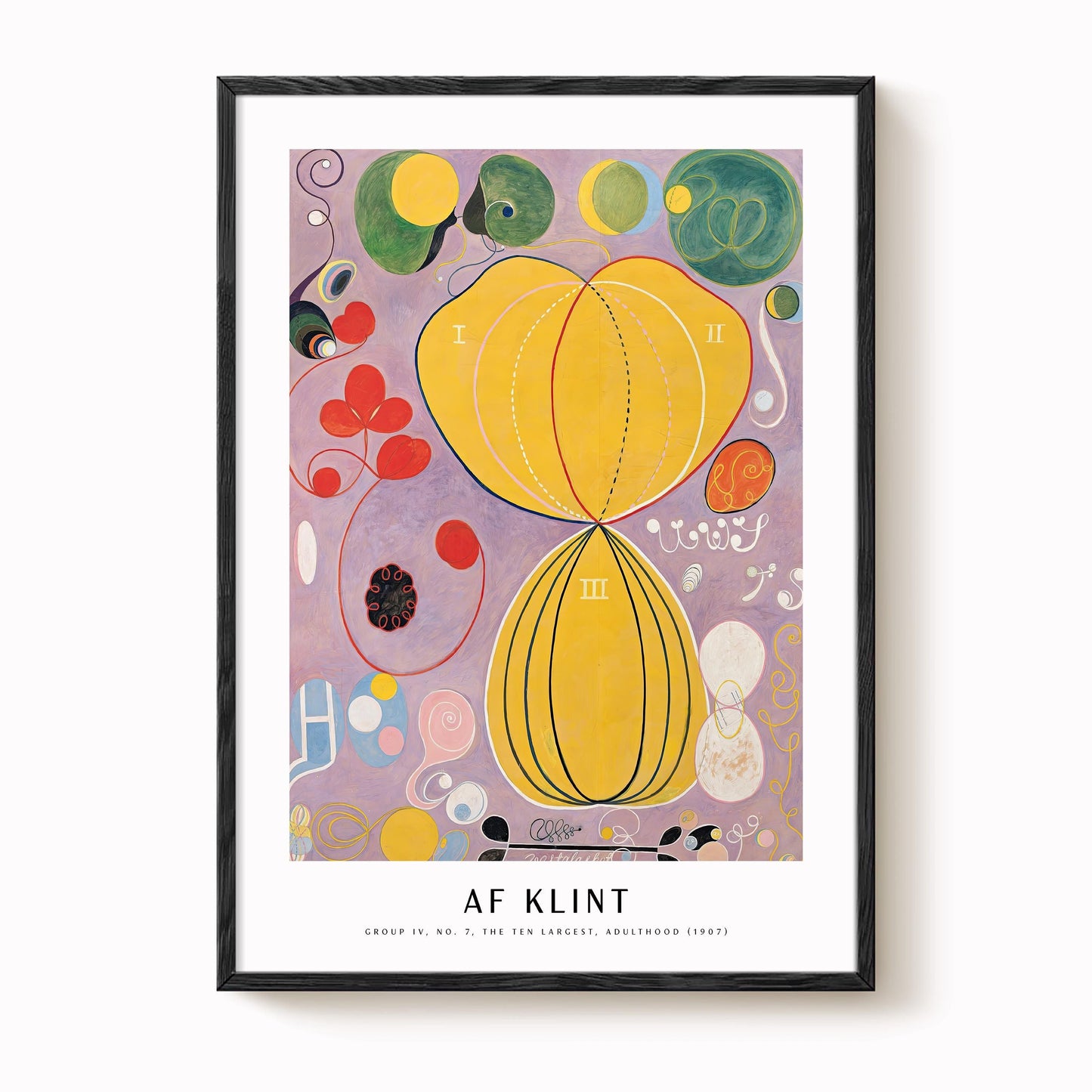 Hilma af Klint - Group IV, No. 7, The Ten Largest, Adulthood Print