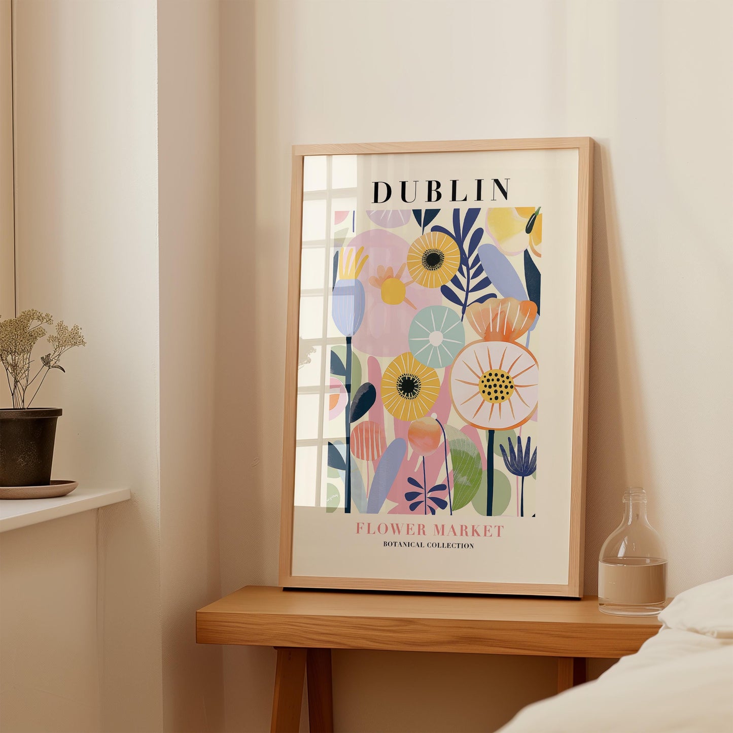 Dublin Flower Market Print