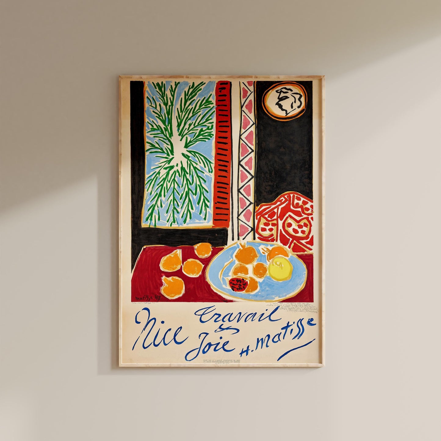 Henri Matisse - Nice, Travail et Joie Print