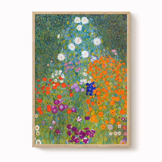 Gustav Klimt - Cottage Garden Print