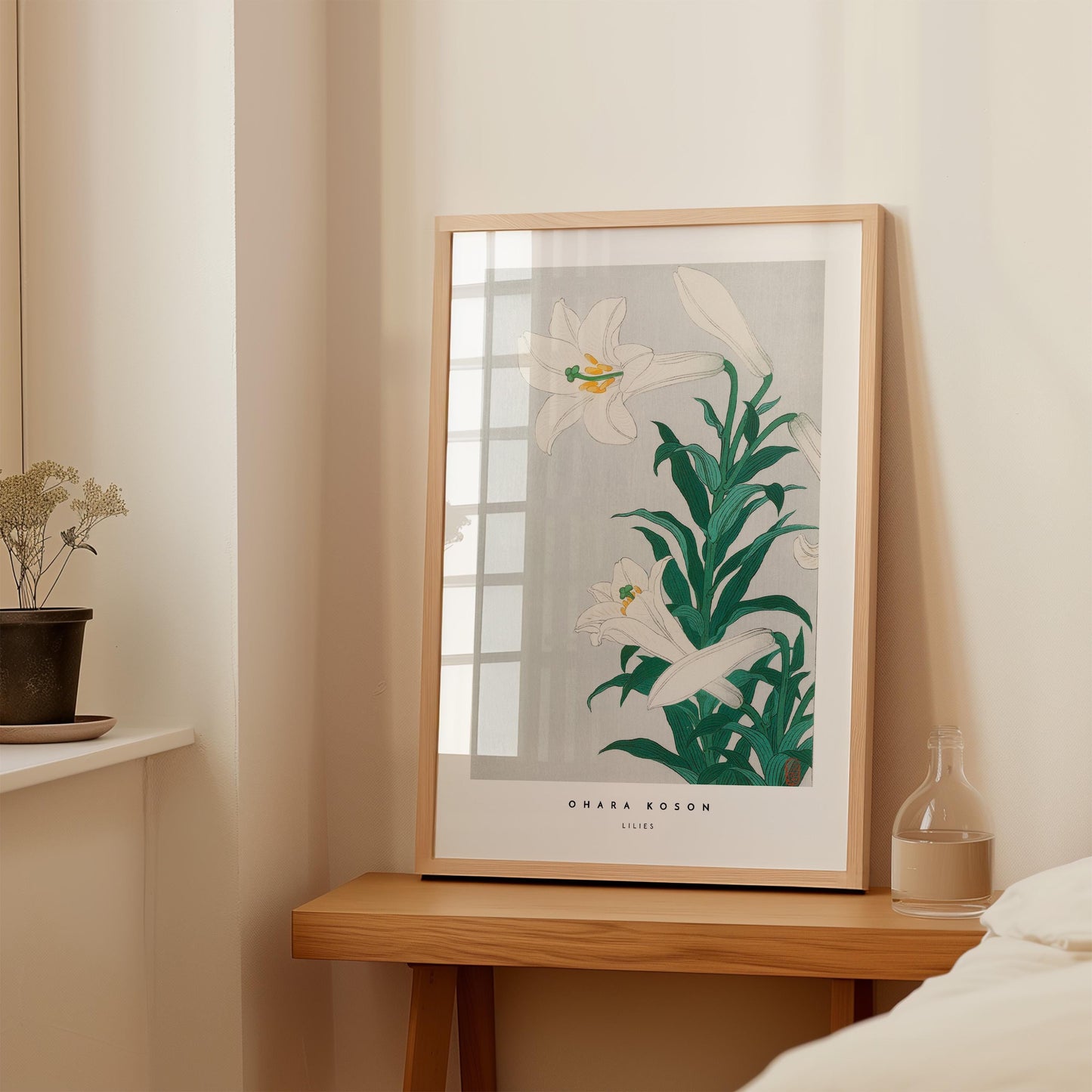 Ohara Koson - Lilies Art Print