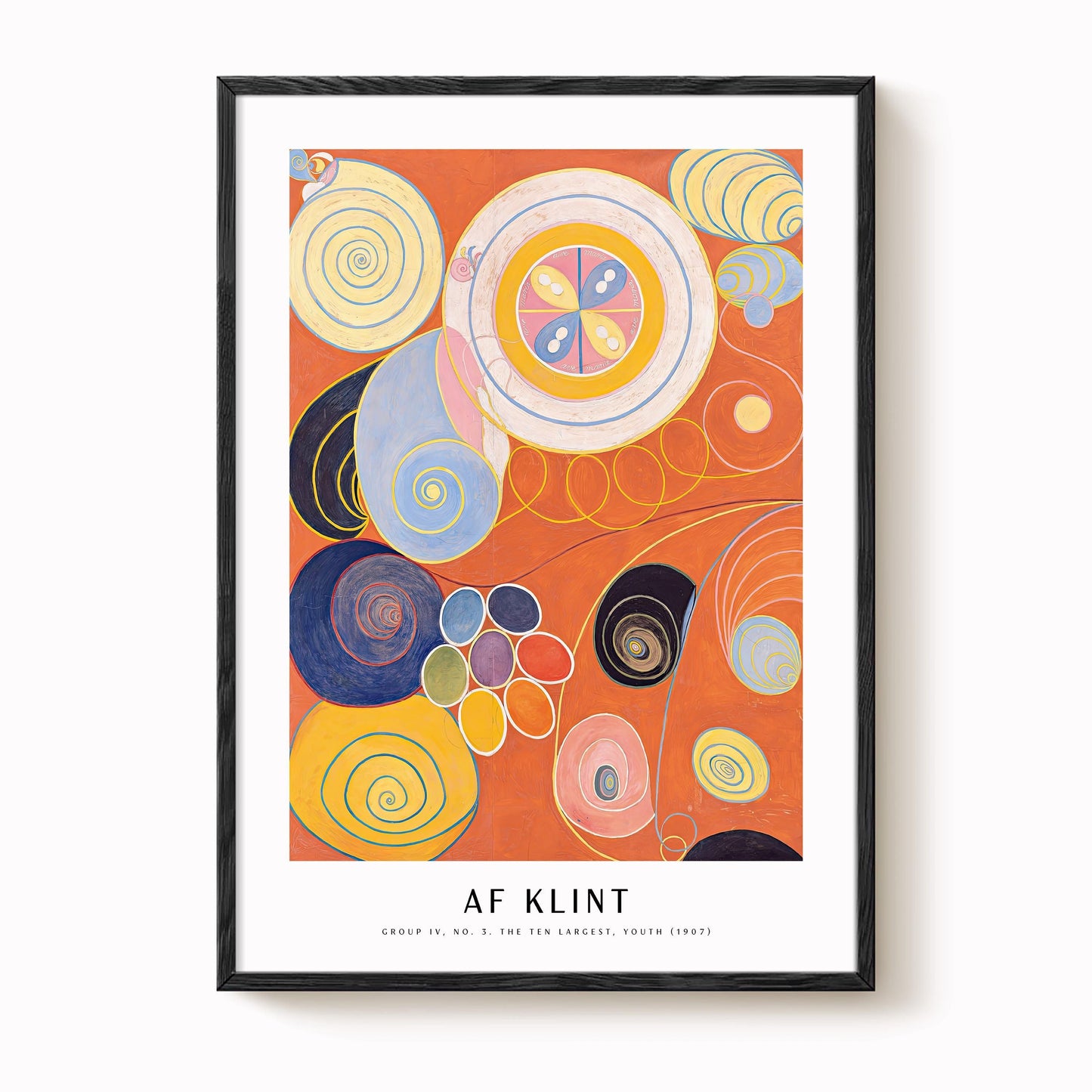 Hilma af Klint - Group IV, No. 3. The Ten Largest, Youth Print