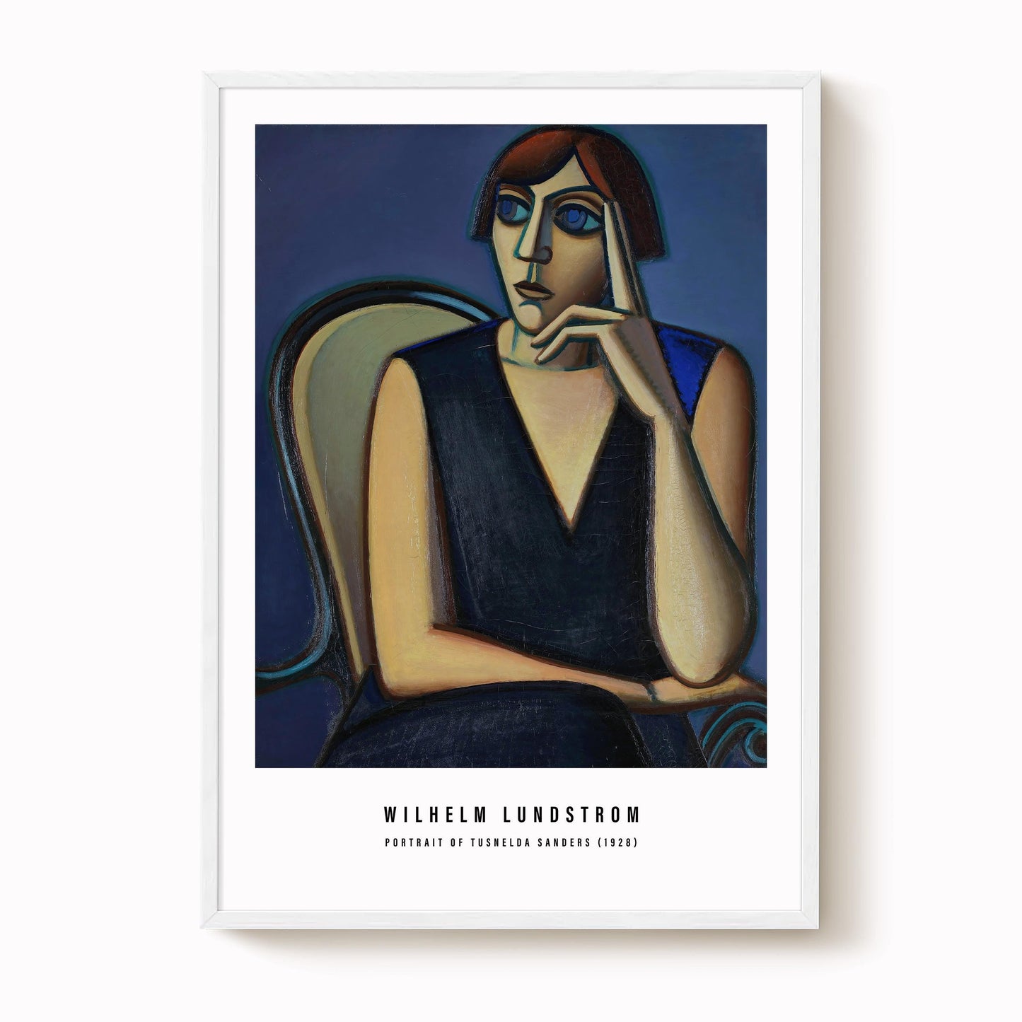 Vilhelm Lundstrøm - Portrait of Tusnelda Sanders Print