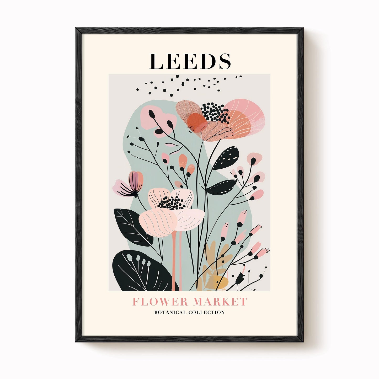 Leeds Flower Market Print