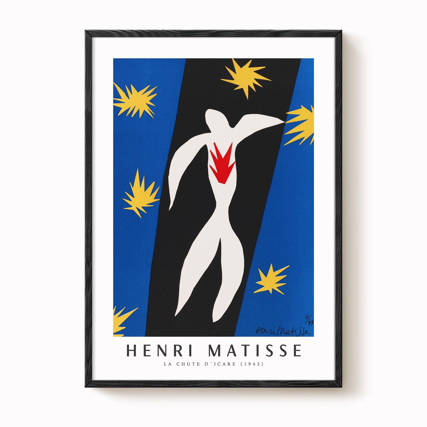 Henri Matisse - La Chute d'Icare (The Fall of Icarus) Art Print