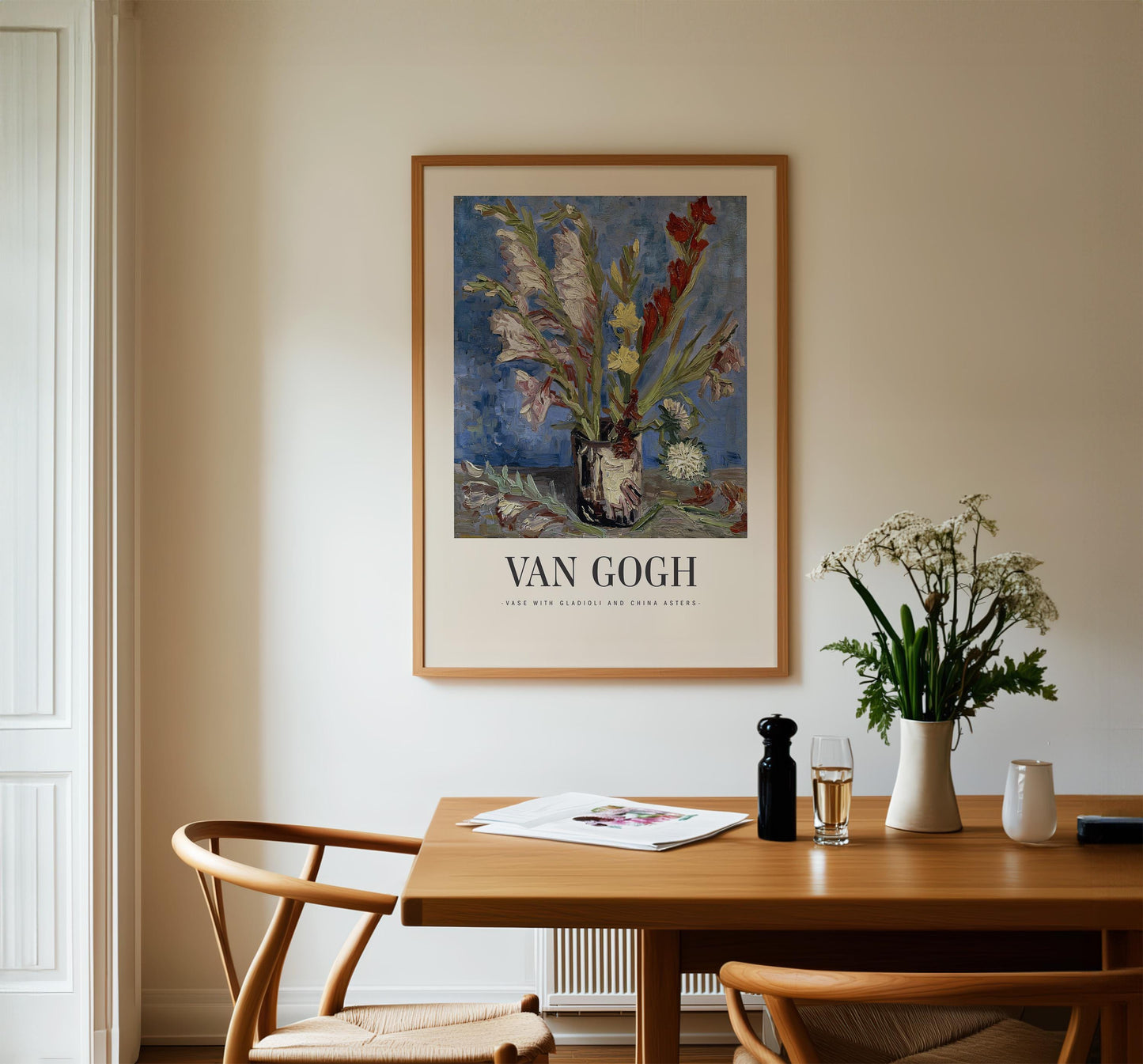 Van Gogh - Vase with Gladioli And China Asters Print