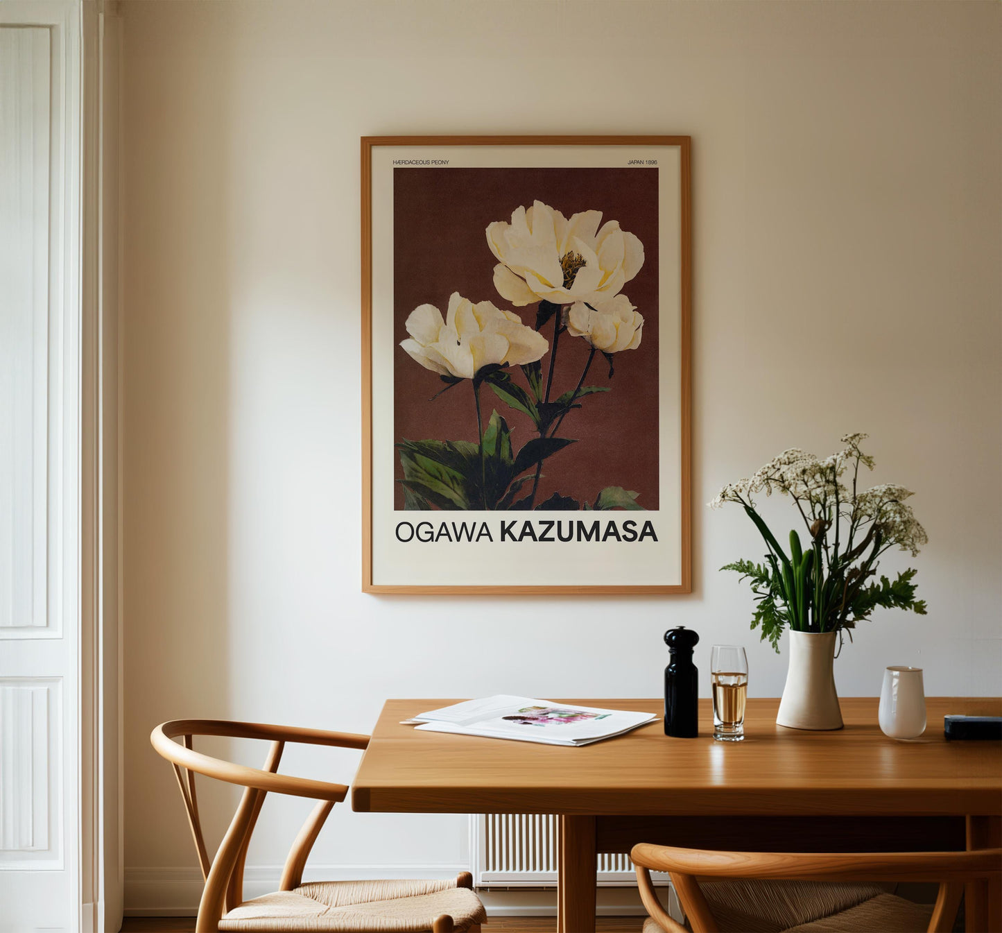 Ogawa Kazumasa - Herbaceous Peony Print