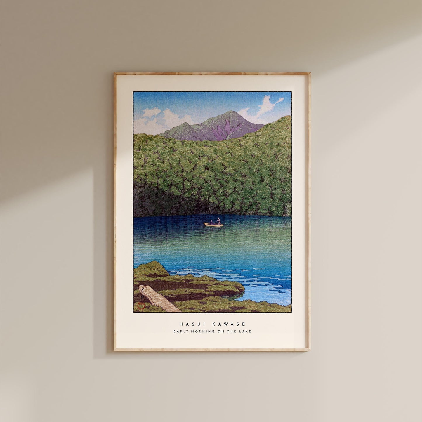 Hasui Kawase - Early Morning  On The Lake Print