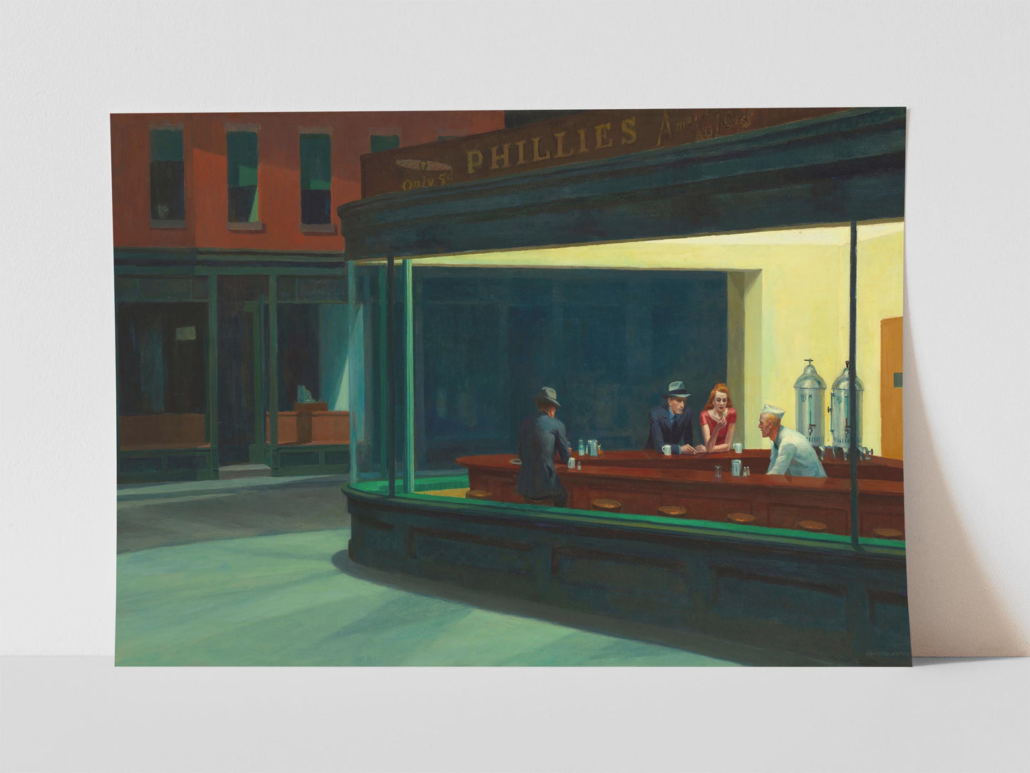 Edward Hopper - Nighthawks Print
