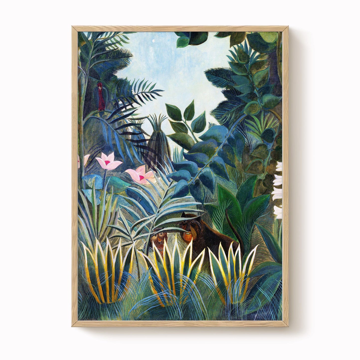 Henri Rousseau - The Equatorial Jungle Print