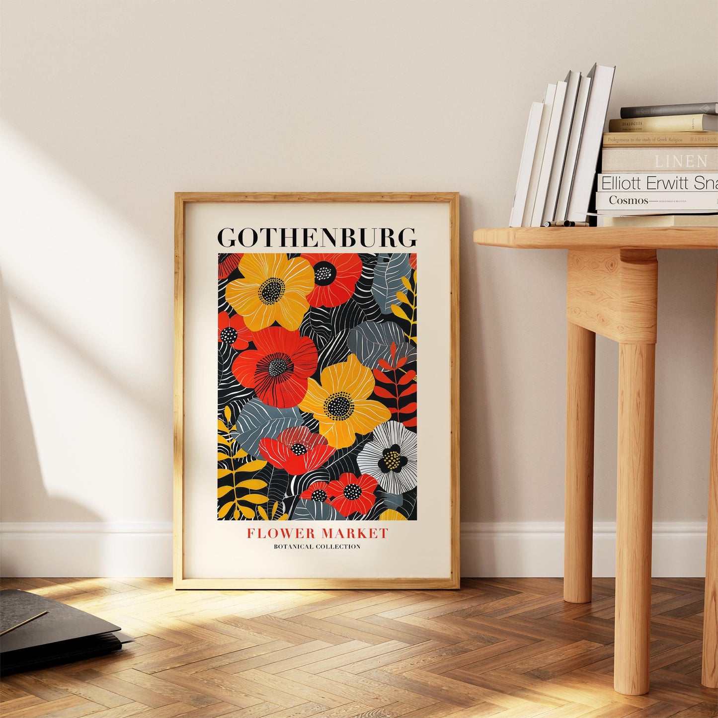 Gothenburg Flower Market Print