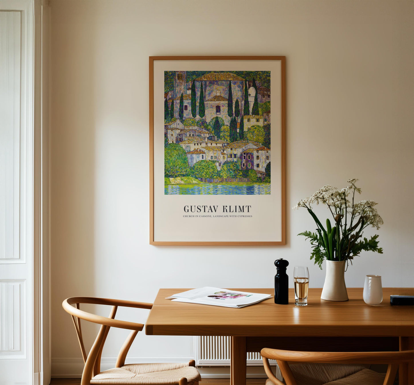 Gustav Klimt - Church in Cassone Print