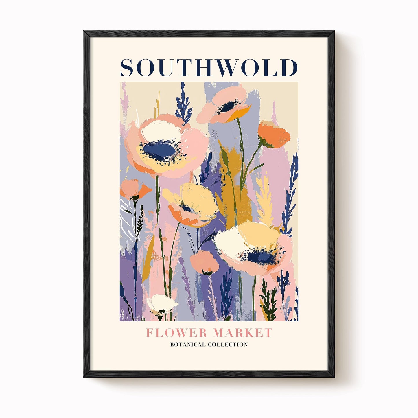 Southwold Flower Market Print