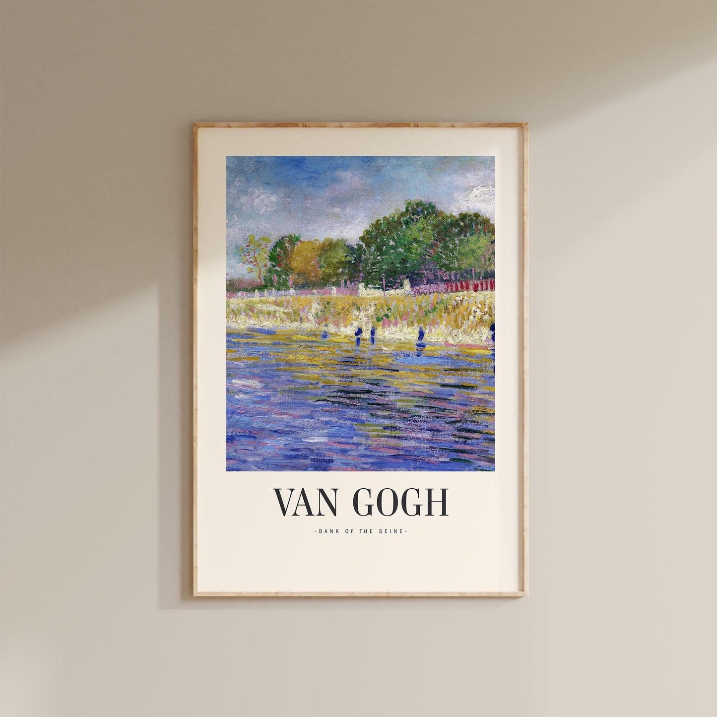 Van Gogh Art - Bank of the Seine Print
