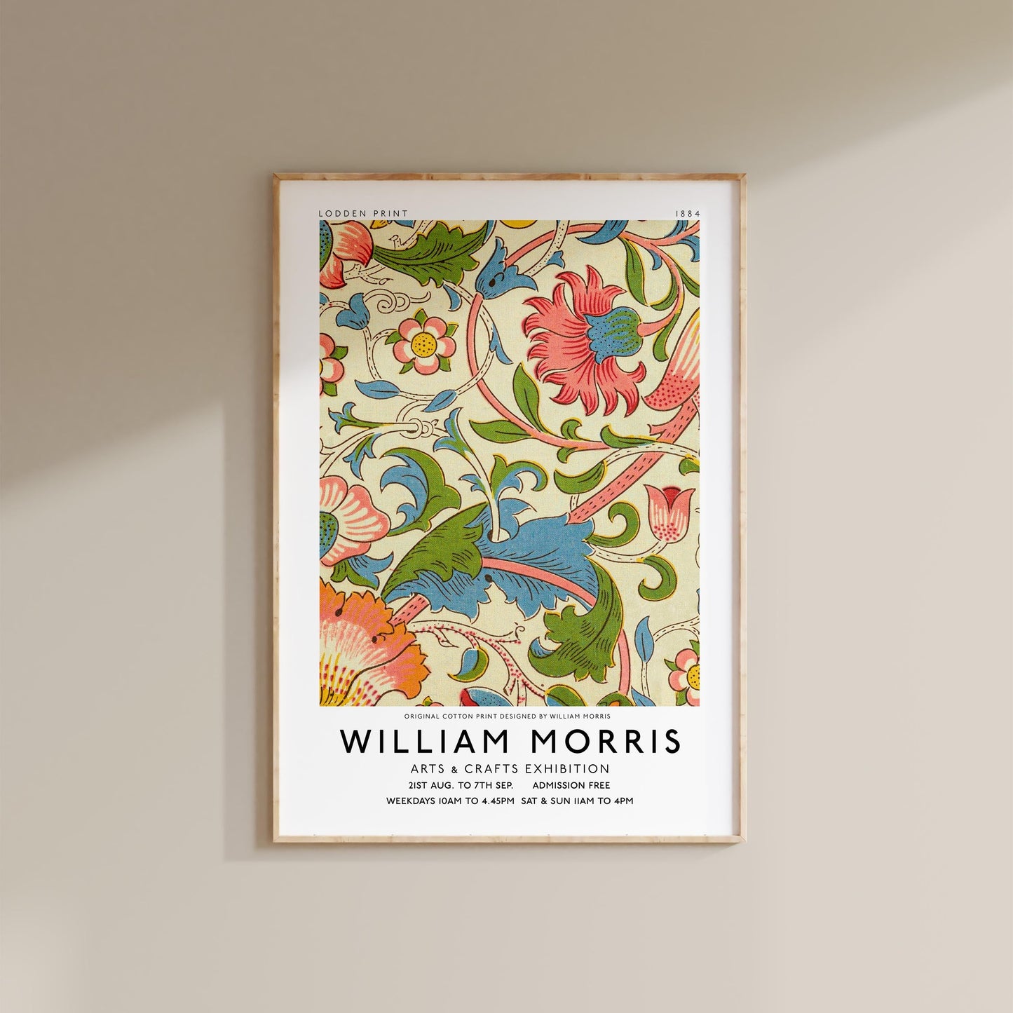 William Morris - Lodden Pattern Print