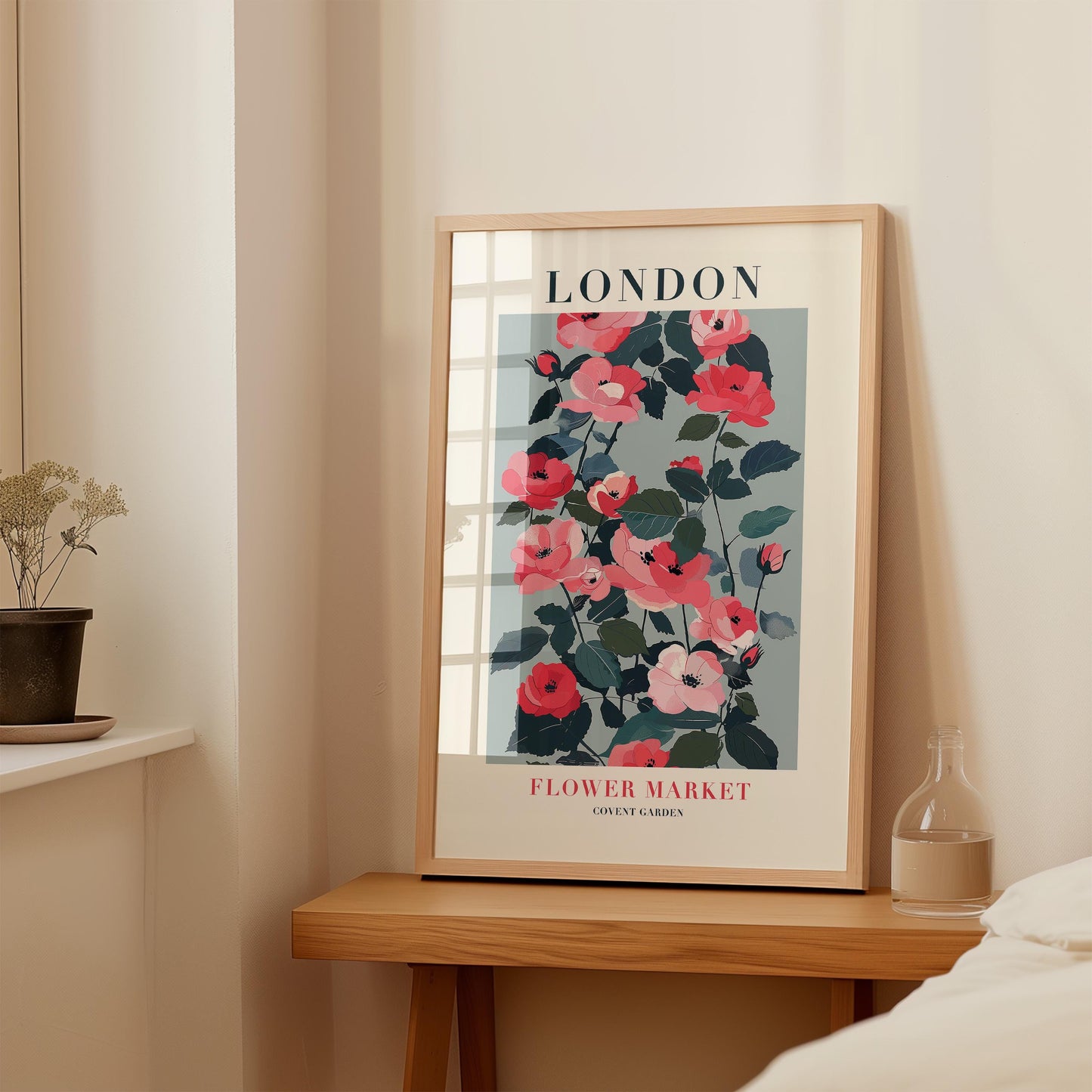 London Flower Market Print
