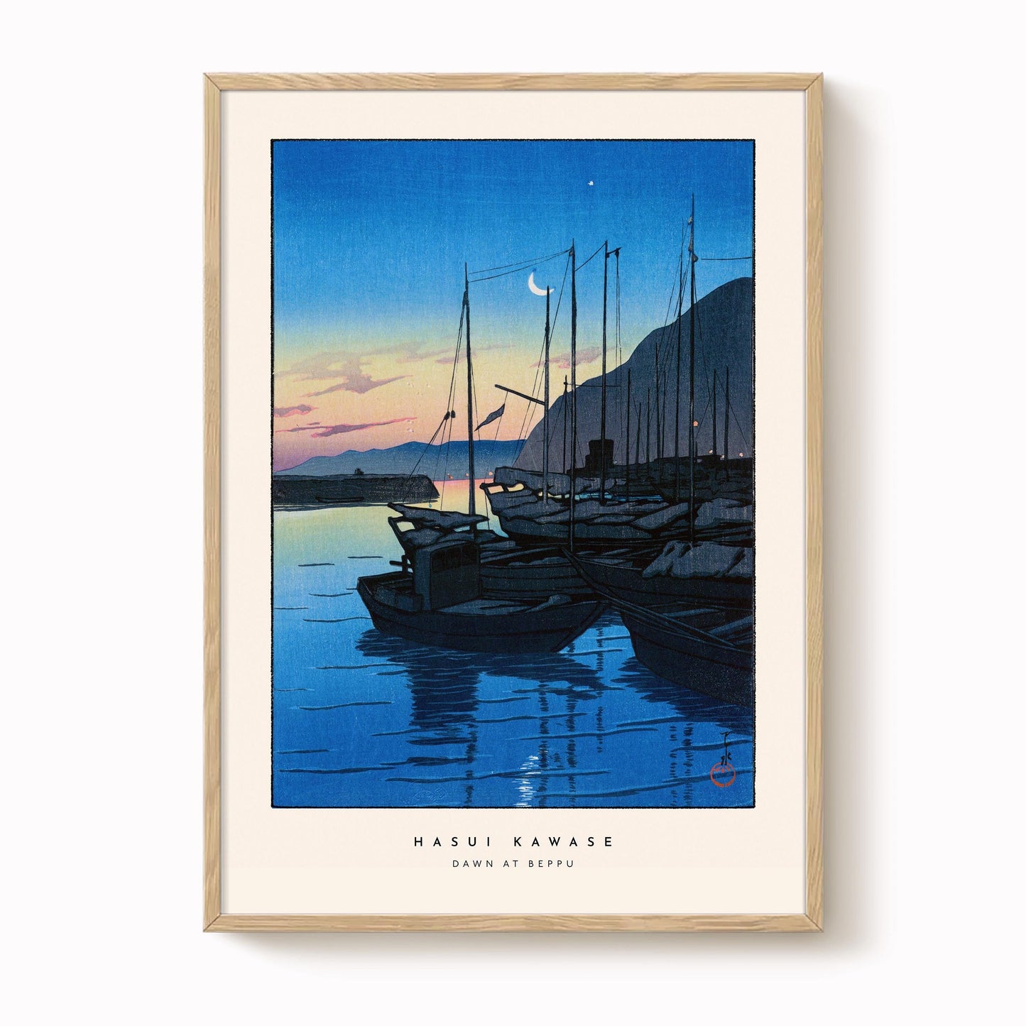 Hasui Kawase - Dawn At Beppu Print