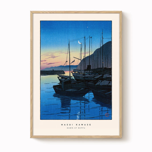 Hasui Kawase - Dawn At Beppu Print