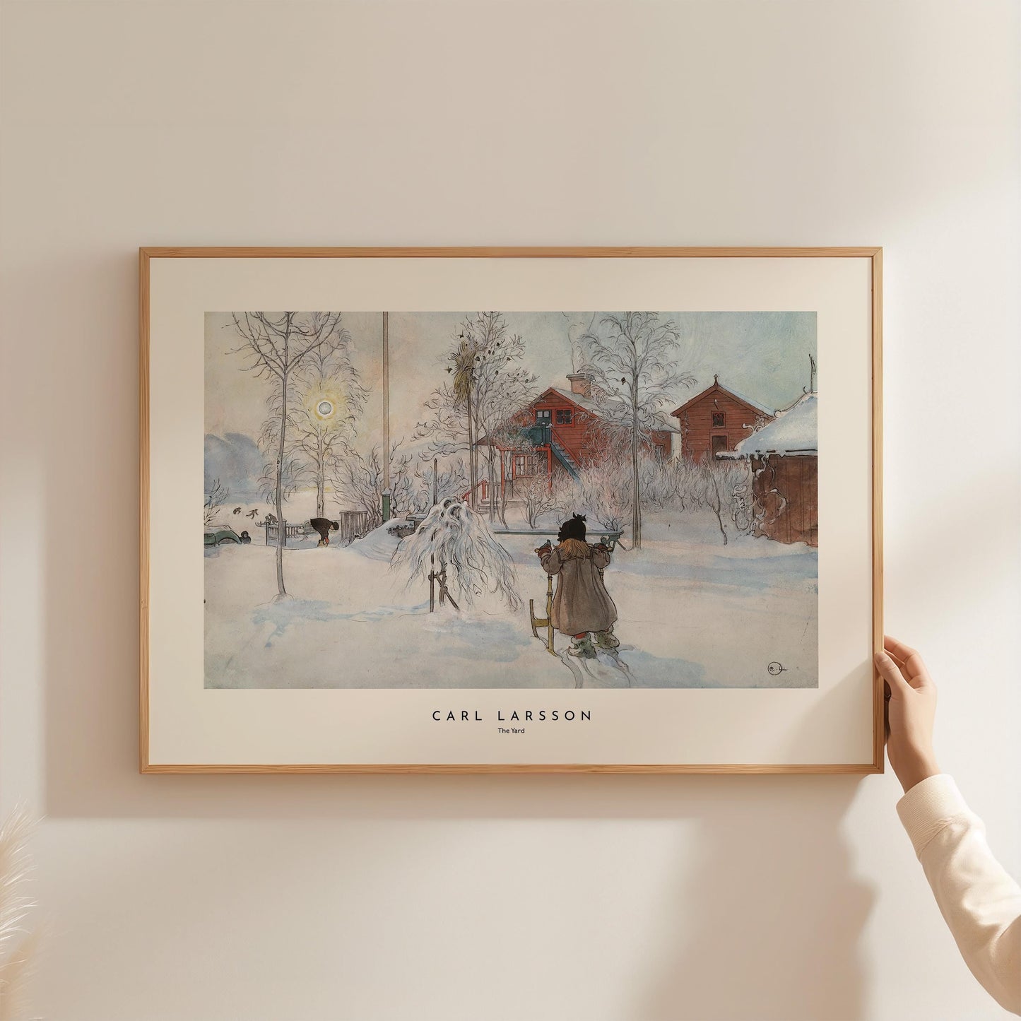 Carl Larsson - The Yard Print