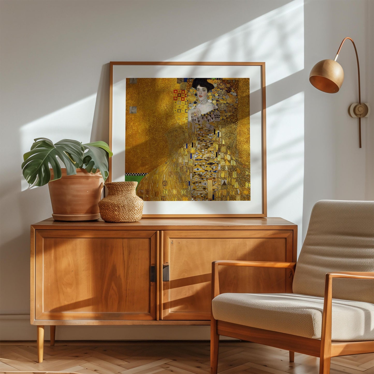 Gustav Klimt - Portrait of Adele Bloch-Bauer I Print