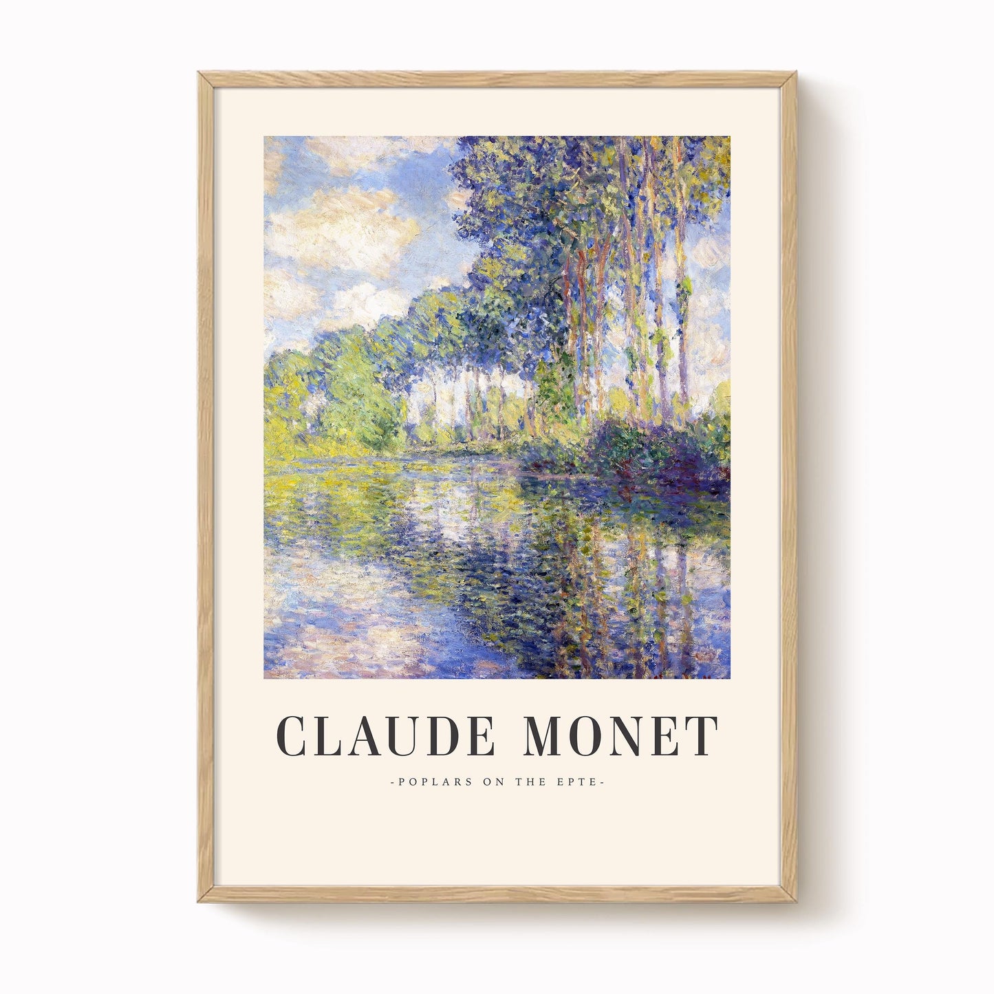 Monet - Poplars on the Epte Print