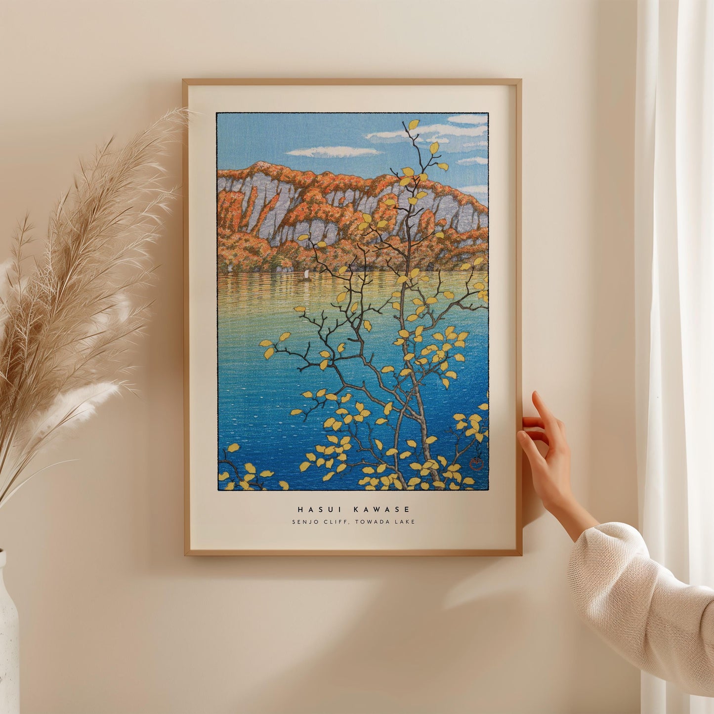 Hasui Kawase - Senjo Cliff Japanese Print