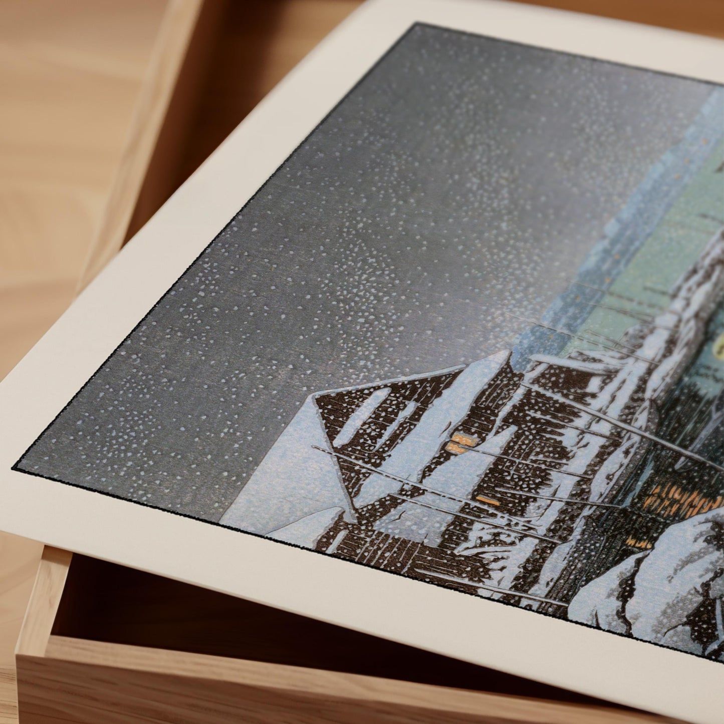 Hasui Kawase - Snow at Mukojima Print