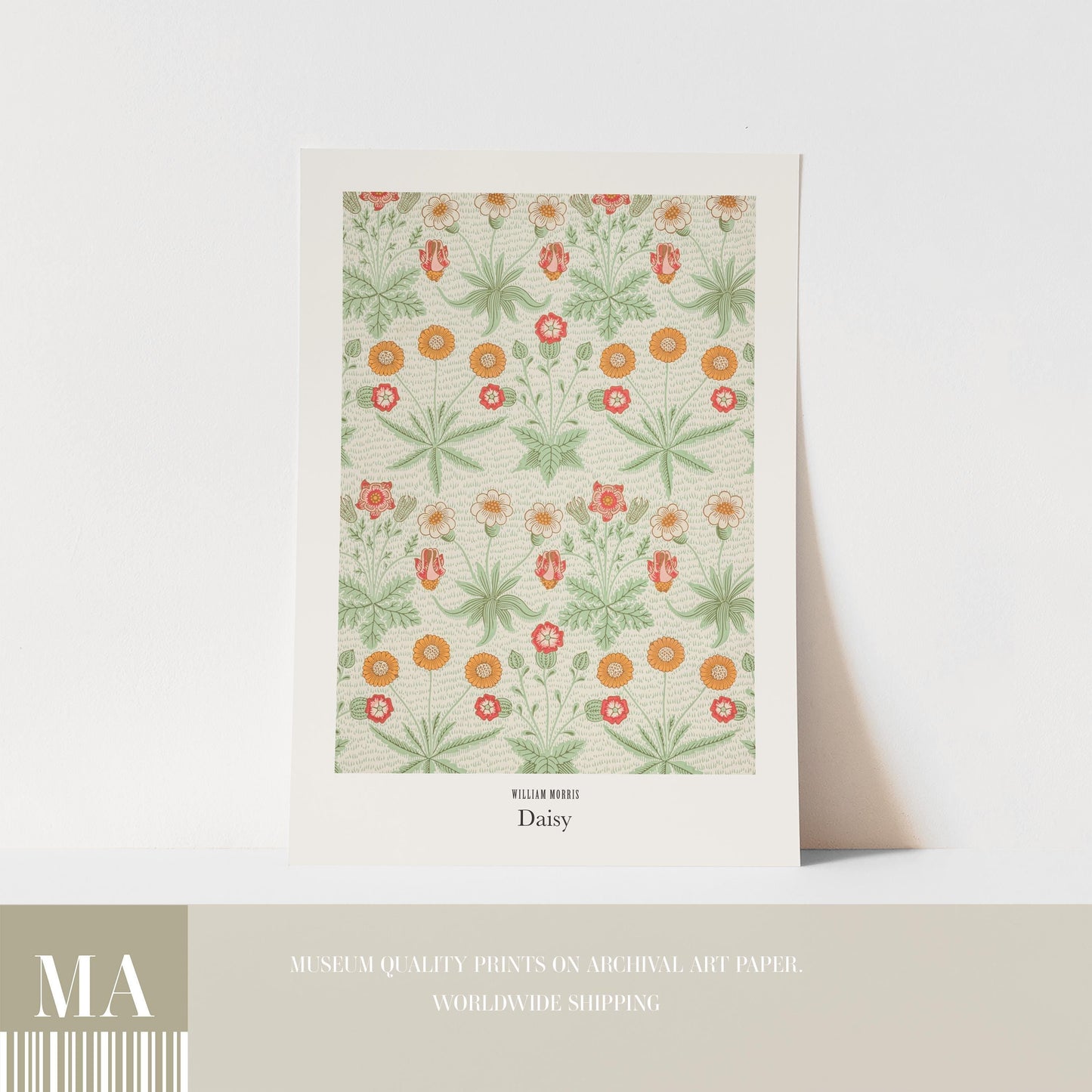 William Morris - Daisy Pattern Print