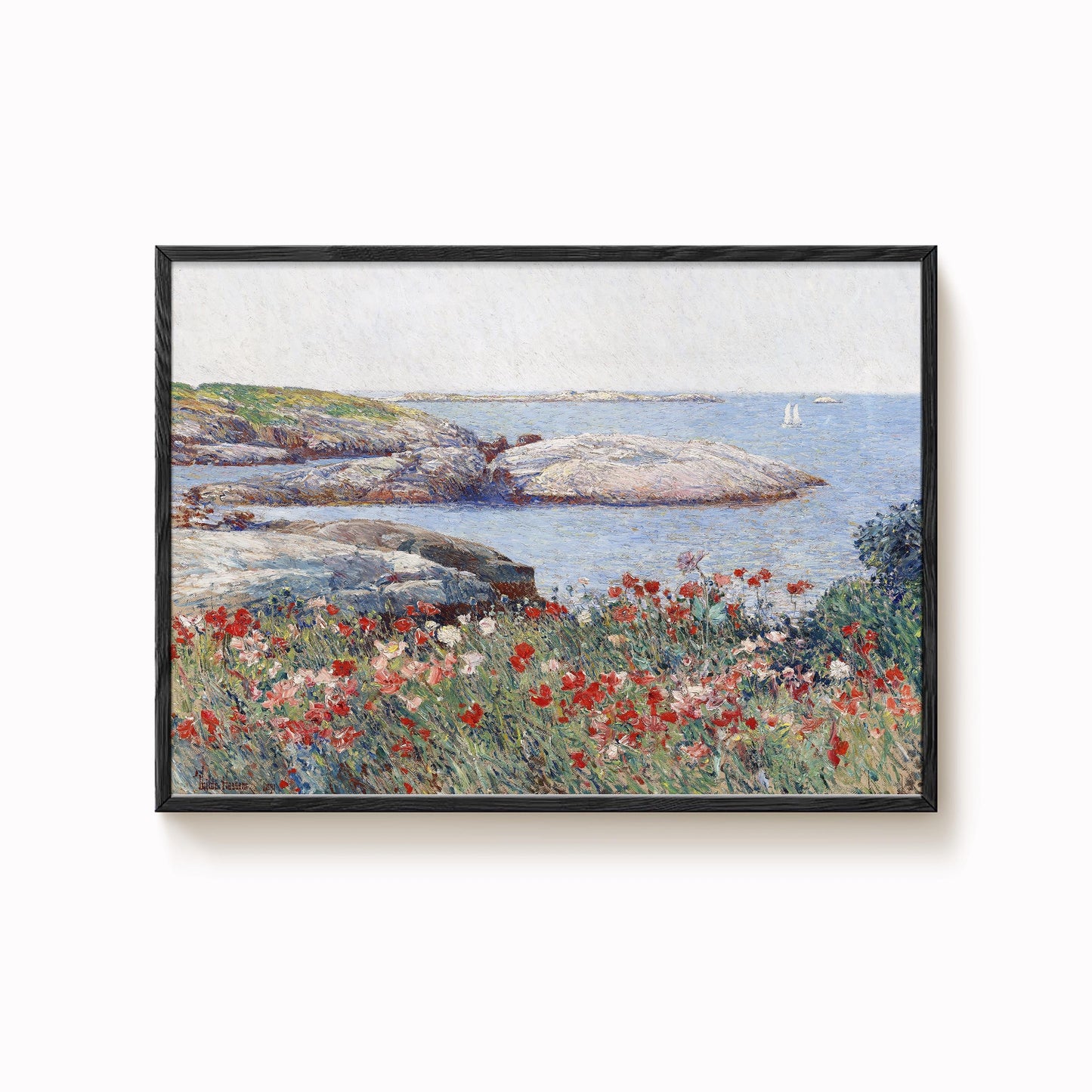 Childe Hassam - Poppies, Isles of Shoals Print