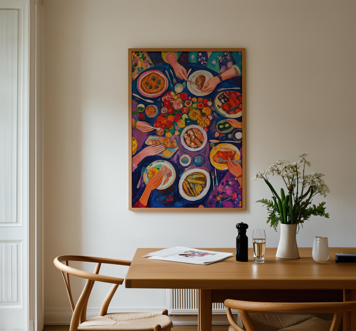 Dinner Table Art Print