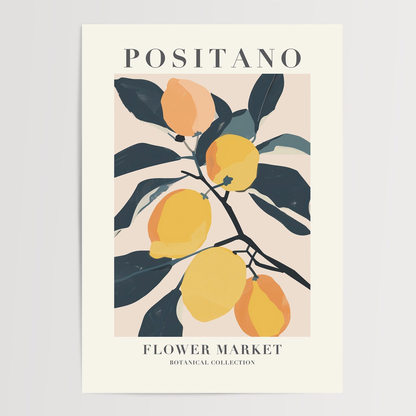 Positano Lemon Print