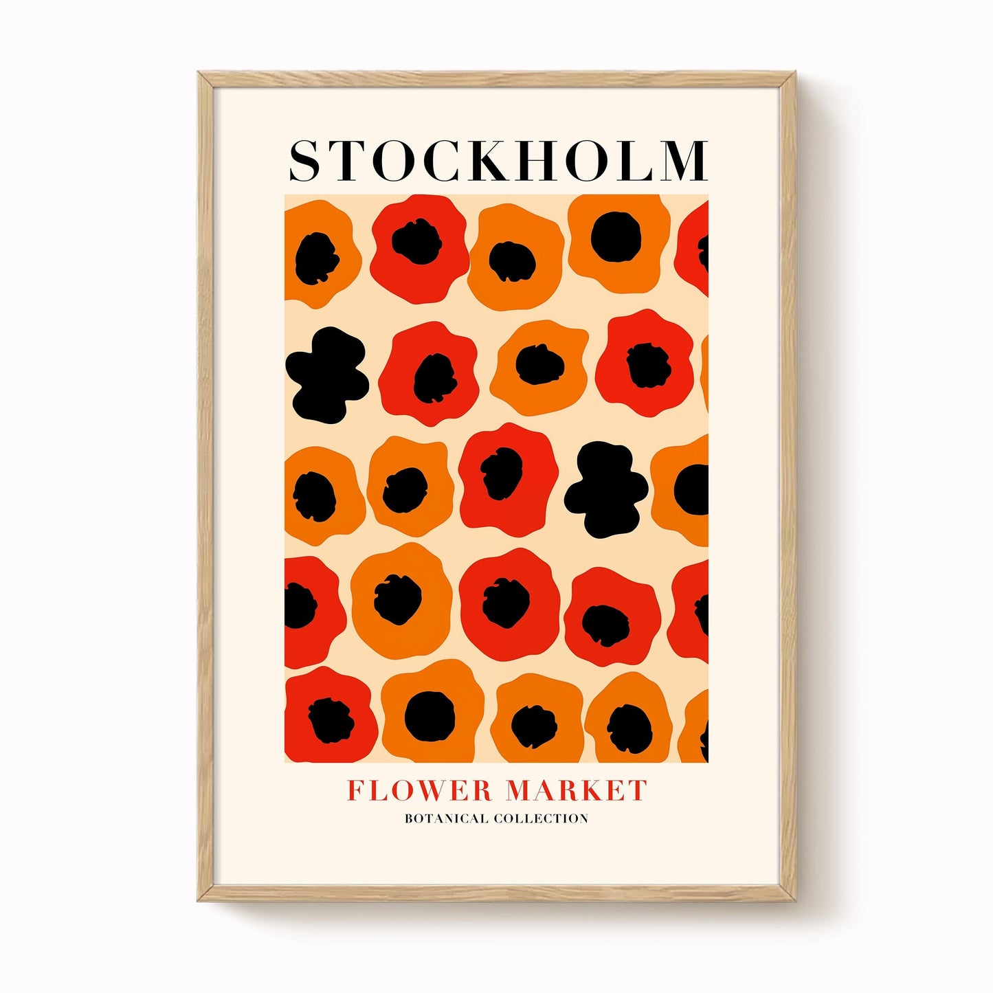 Stockholm Flower Market Print