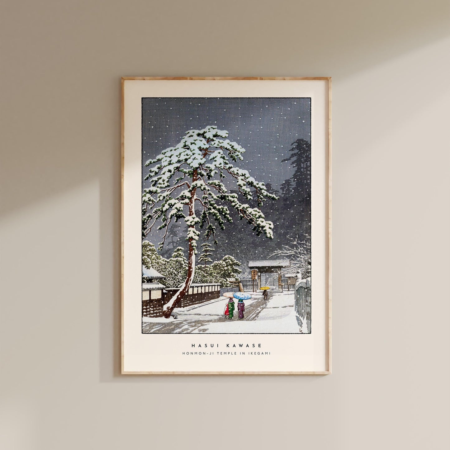 Hasui Kawase - Honmon-Ji Temple Print