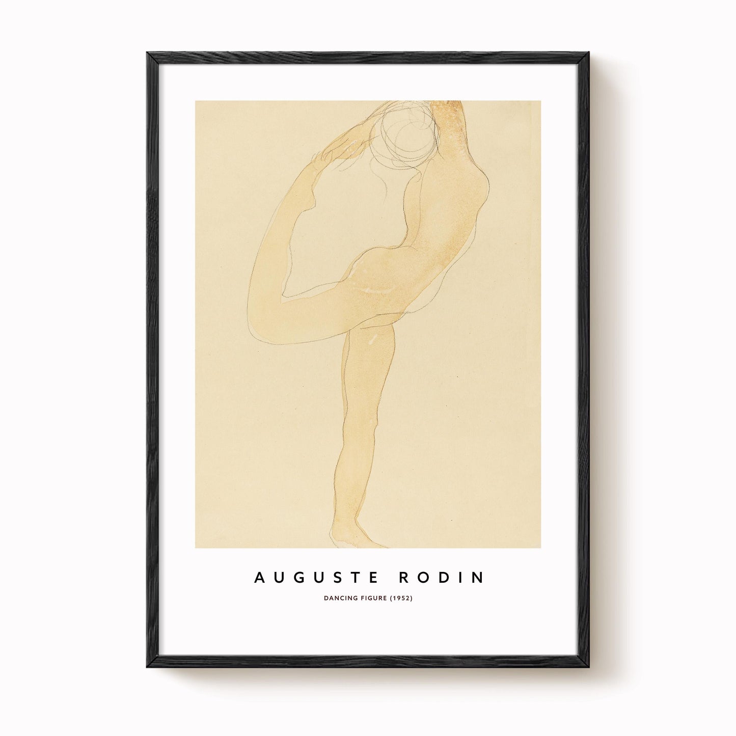 Auguste Rodin - Dancing Figure Print