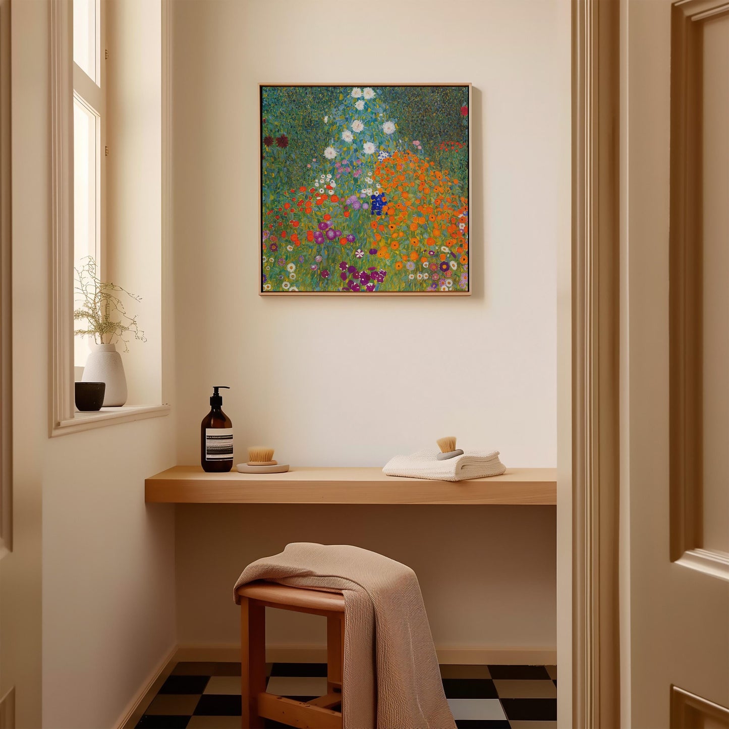 Gustav Klimt - Cottage Garden Print